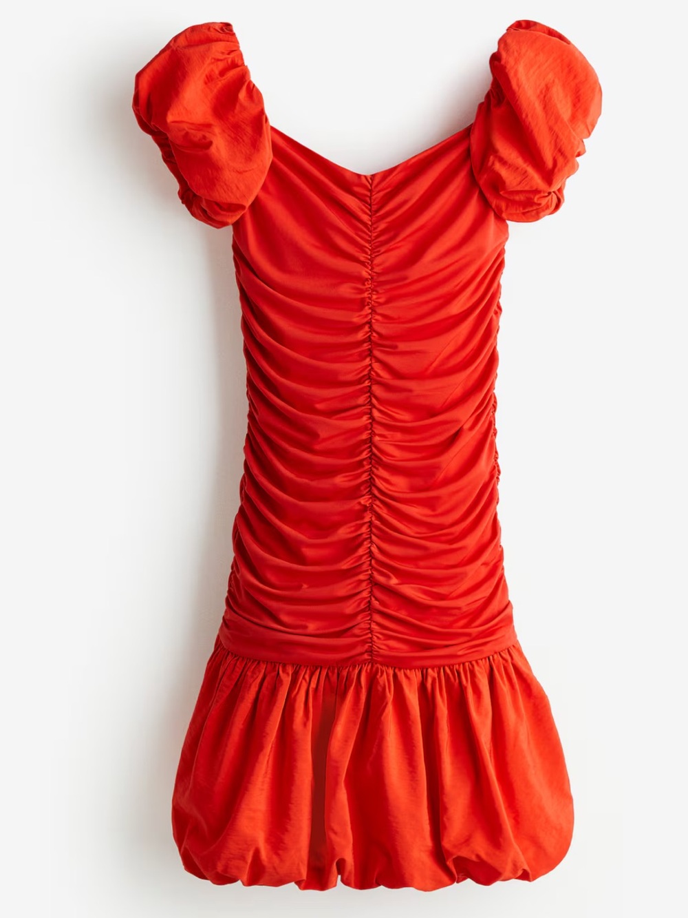 H&M Off The Shoulder Bubble Hem Dress!